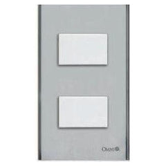 Omni SP2-S13-PK 2pc 1-Way Switch in Stainless Plate (Wide Series) | Omni by KHM Megatools Corp.