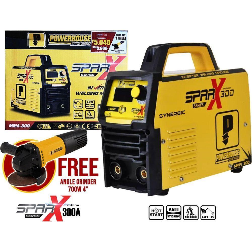 Powerhouse SPARX MMA300 DC Type Inverter Welding Machine 300A [Synerg