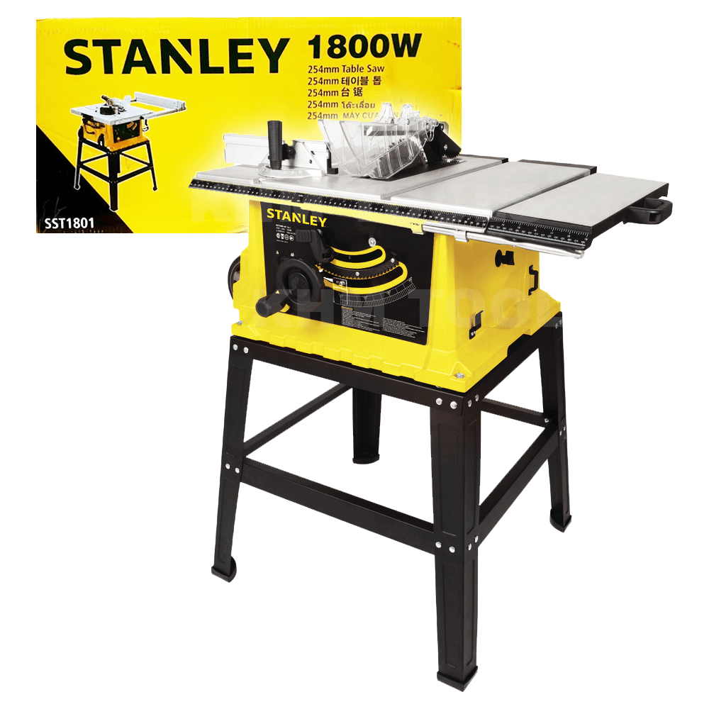 Stanley SST1801 Table Saw with Stand 10" 1800W