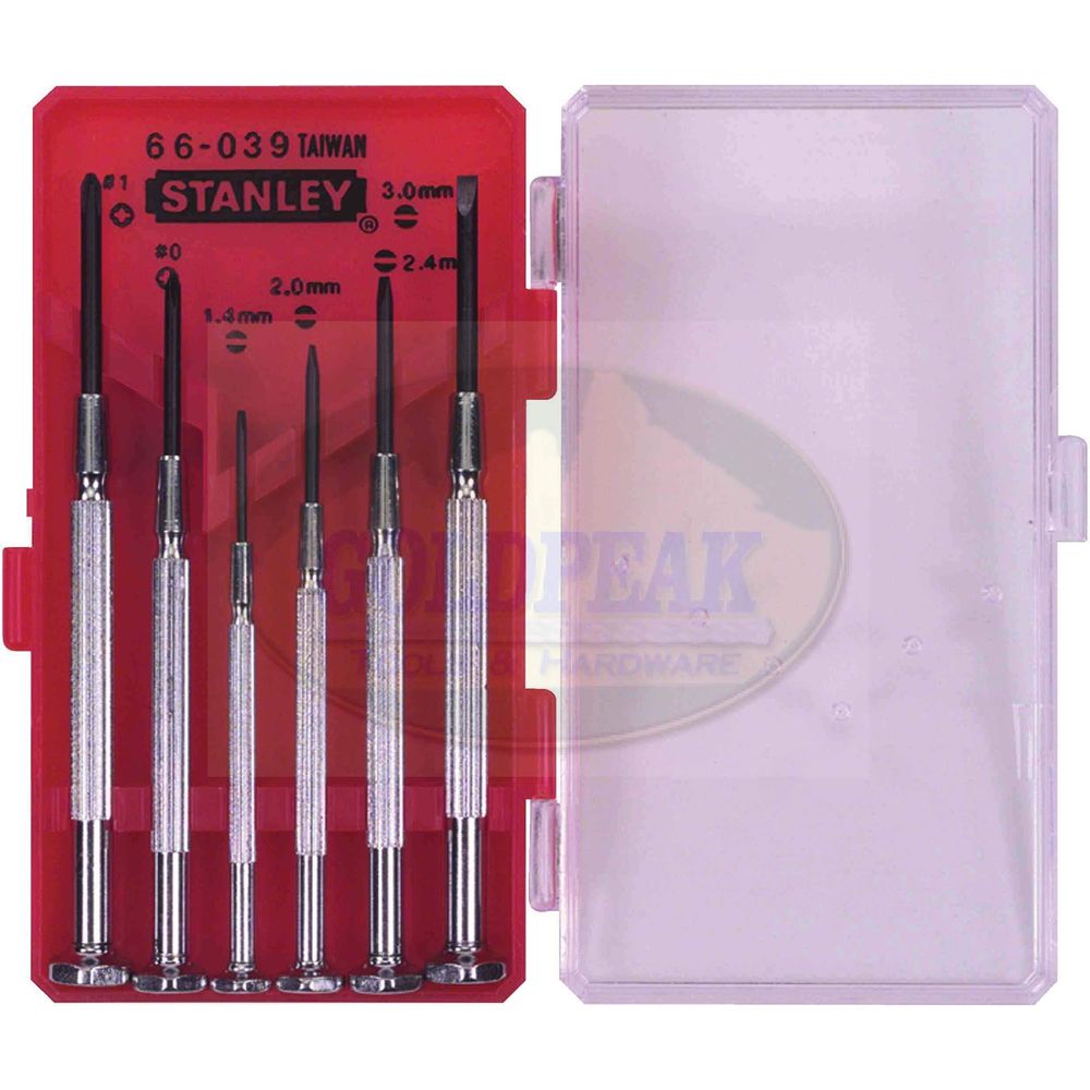 Stanley Precision Screw Driver Set Red Case - Goldpeak Tools PH Stanley