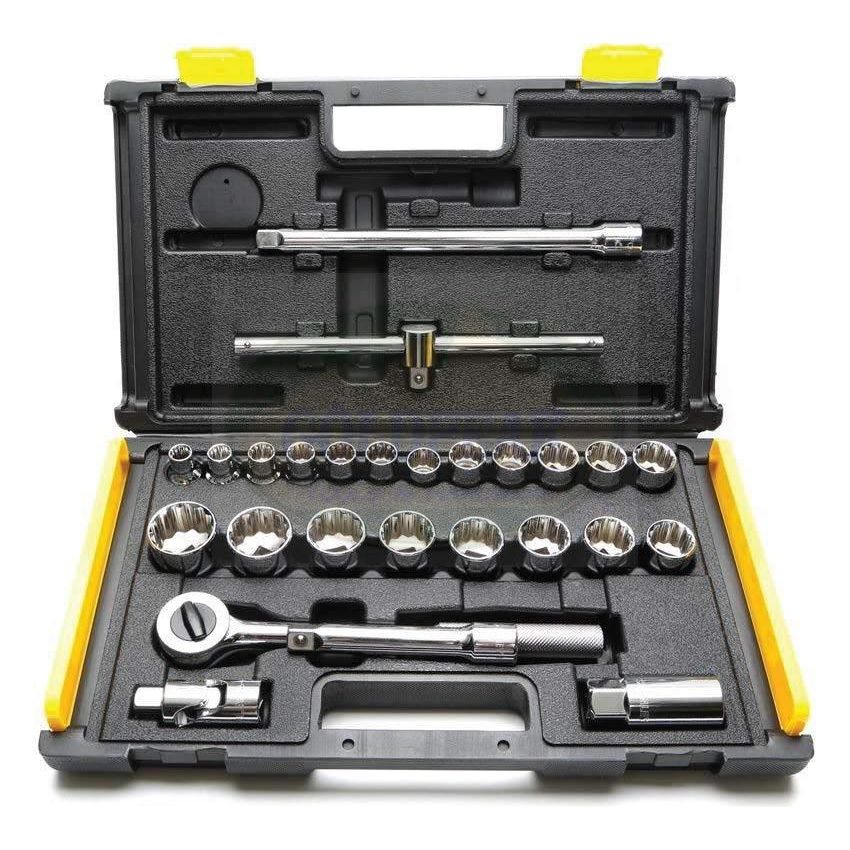 Stanley Socket Wrench Set 27 pcs x 1/2 DR. - Goldpeak Tools PH Stanley