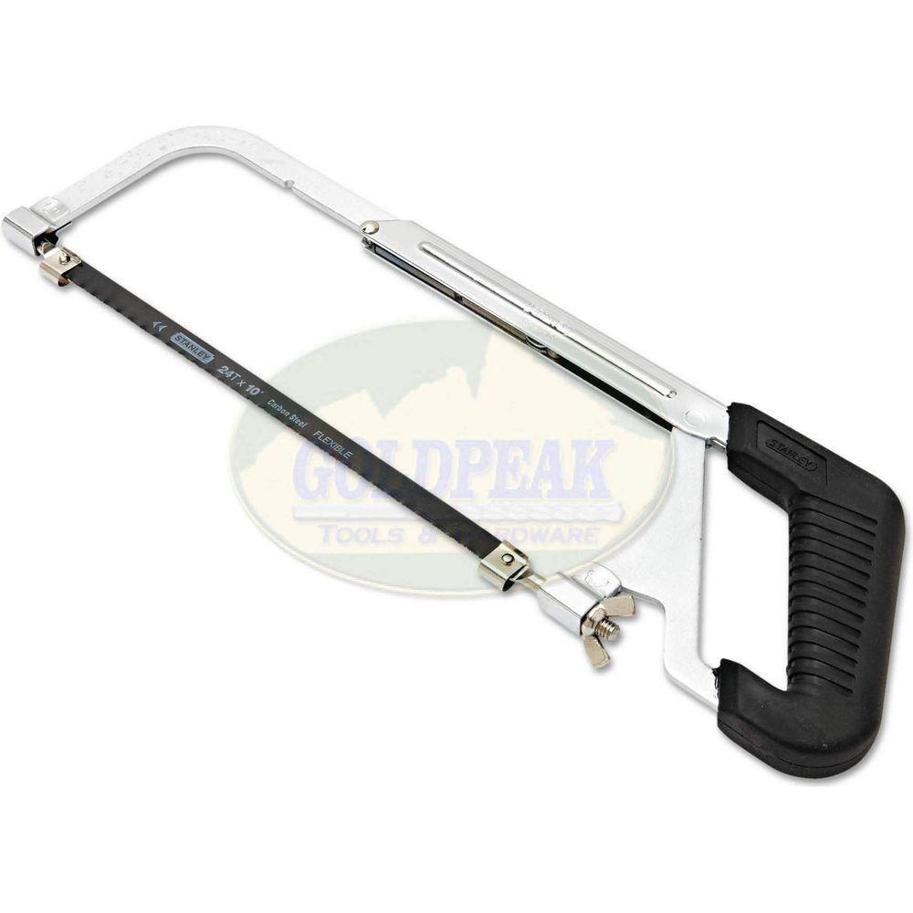 Stanley Steel Hacksaw Frame w/ Rubber Grip - Goldpeak Tools PH Stanley