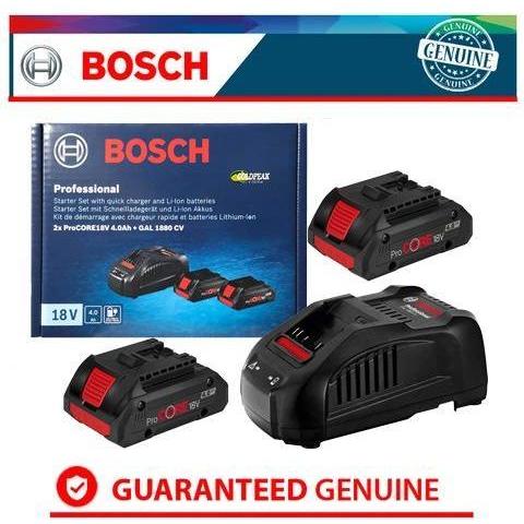 Pack de démarrage Bosch 2 Batteries ProCORE 18V 8,0Ah Chargeur et