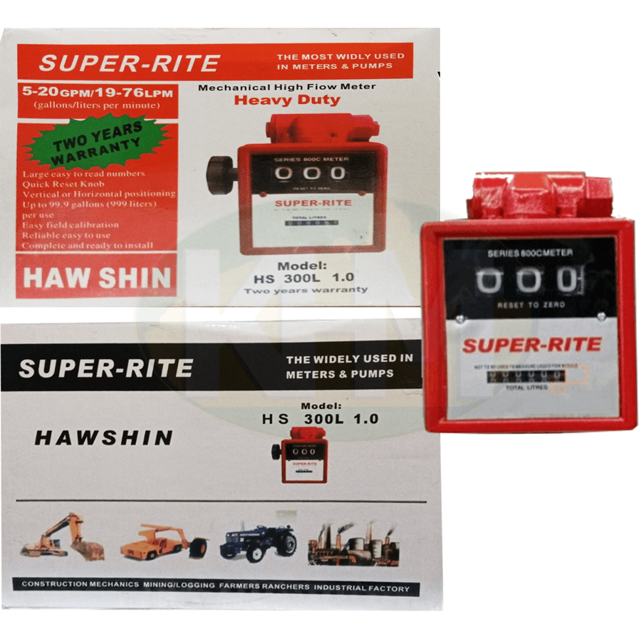 Super-Rite Flow Meter HS 300L 1.0 (IP55) | KHM Megatools Corp.