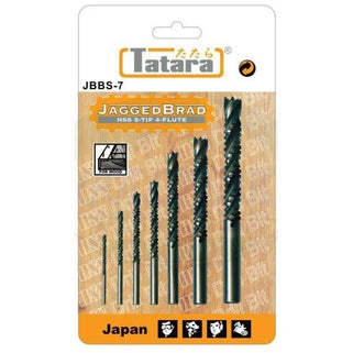 Tatara JBBS-7 HSS Jagged Brad Drill Bit Set - Goldpeak Tools PH Tatara