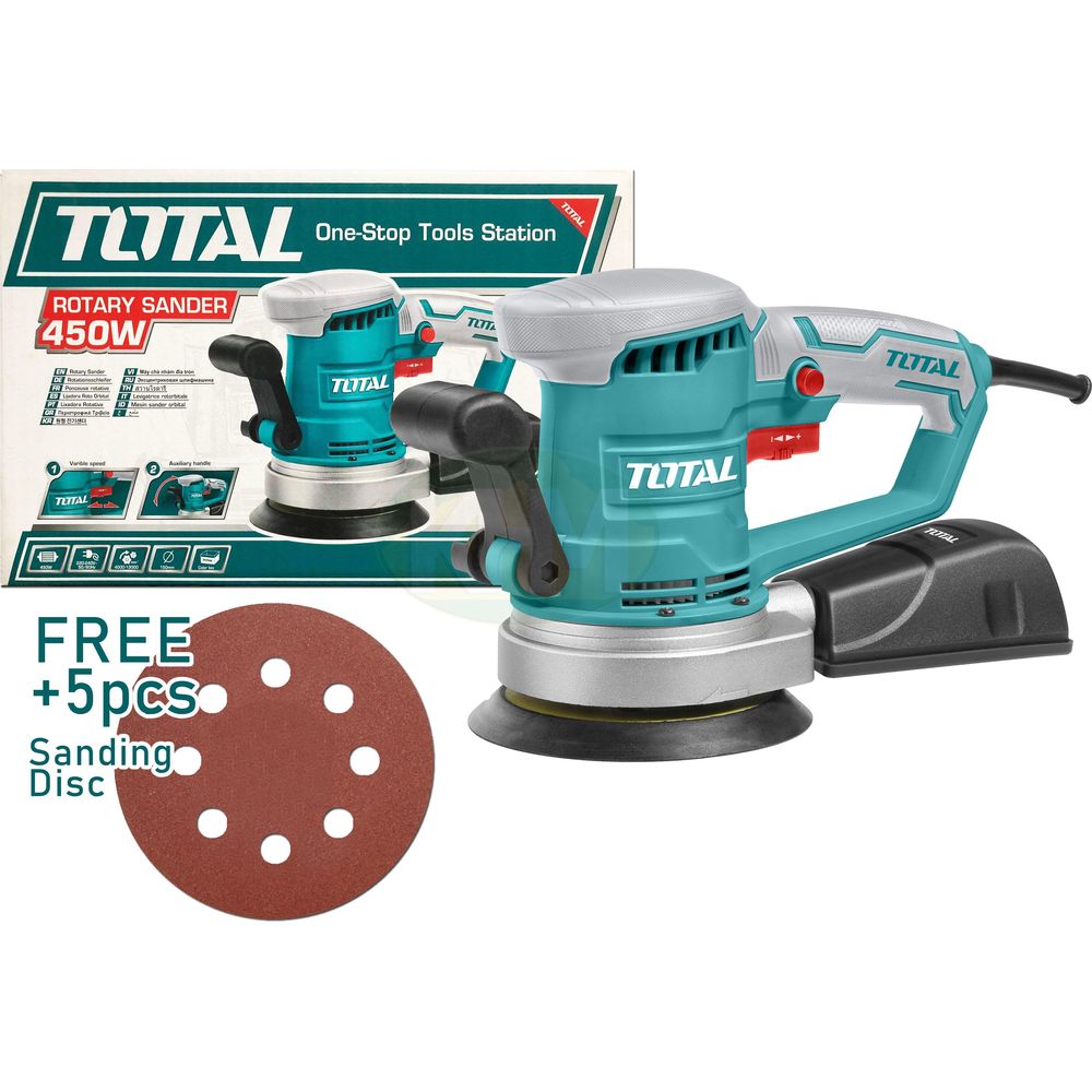Total TF2041506 Rotary Sander | Total by KHM Megatools Corp.