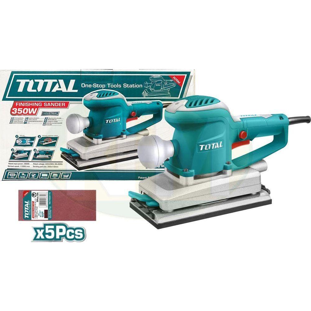 Total TF1302206 Finishing Sander 350W