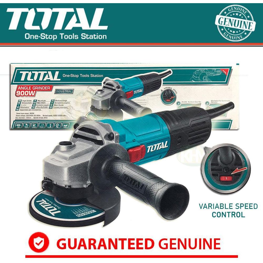Total TG109100565 Angle Grinder 4" (Variable Speed) | Total by KHM Megatools Corp.