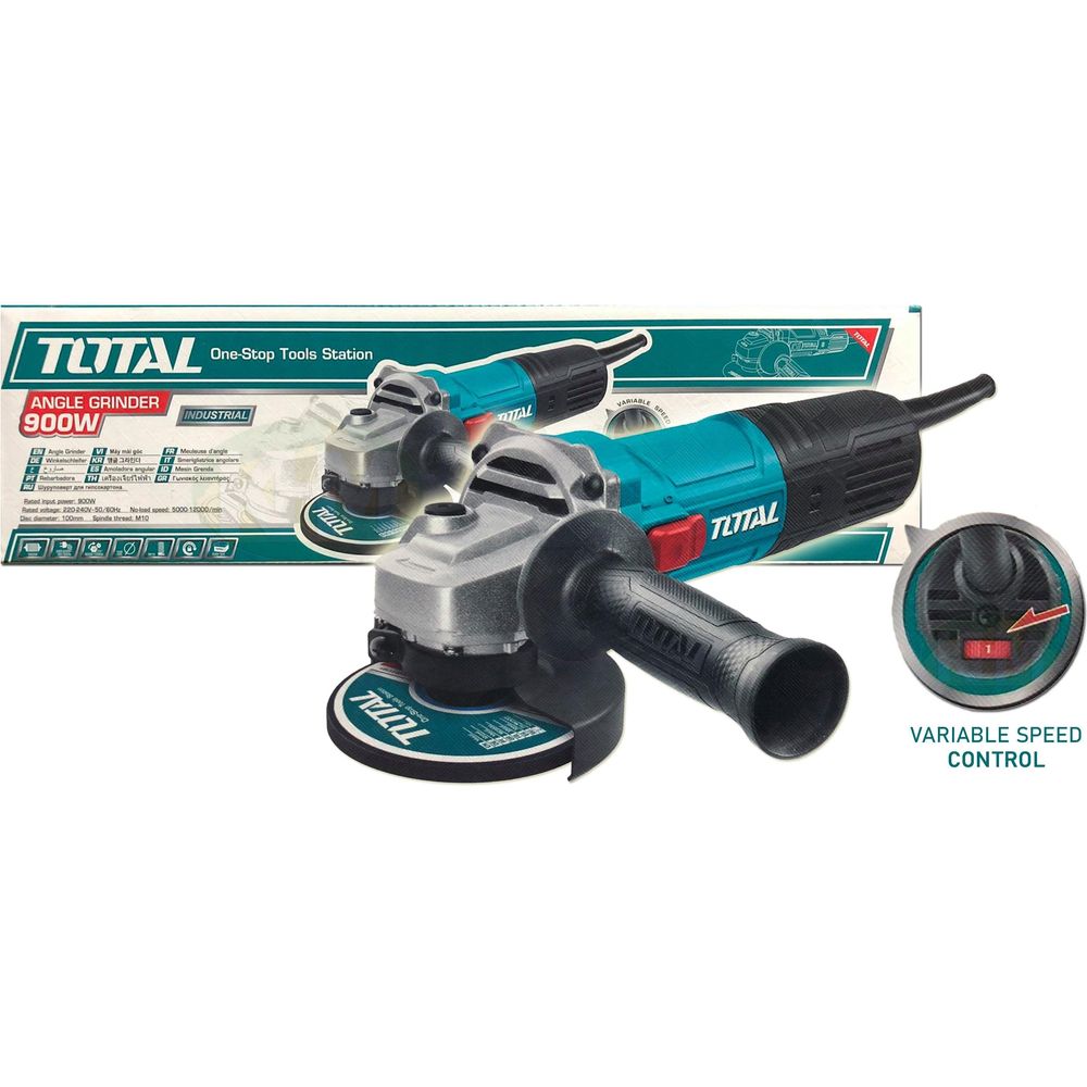 Total TG109100565 Angle Grinder 4" (Variable Speed) | Total by KHM Megatools Corp.