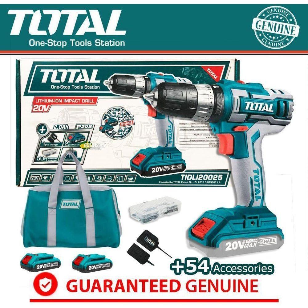 Total discount drill 20v