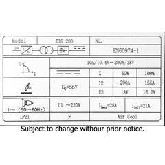 Hitronic TIG 200CT / 200A Welding Machine 2in1 TIG ARC - Goldpeak Tools PH Hitronic