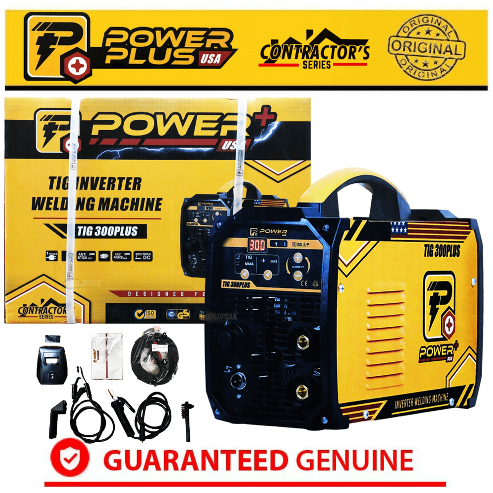 Powerplus TIG 300PLUS DC Inverter Welding Machine 2in1 TIG-ARC | Powerplus by KHM Megatools Corp.