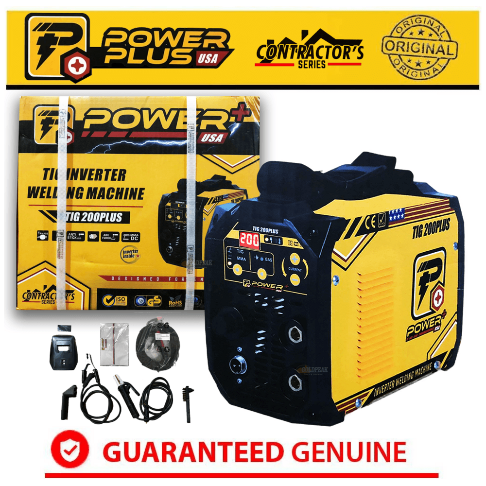 Powerplus TIG 200PLUS DC Inverter Welding Machine 2in1 TIG-ARC | Powerplus by KHM Megatools Corp.