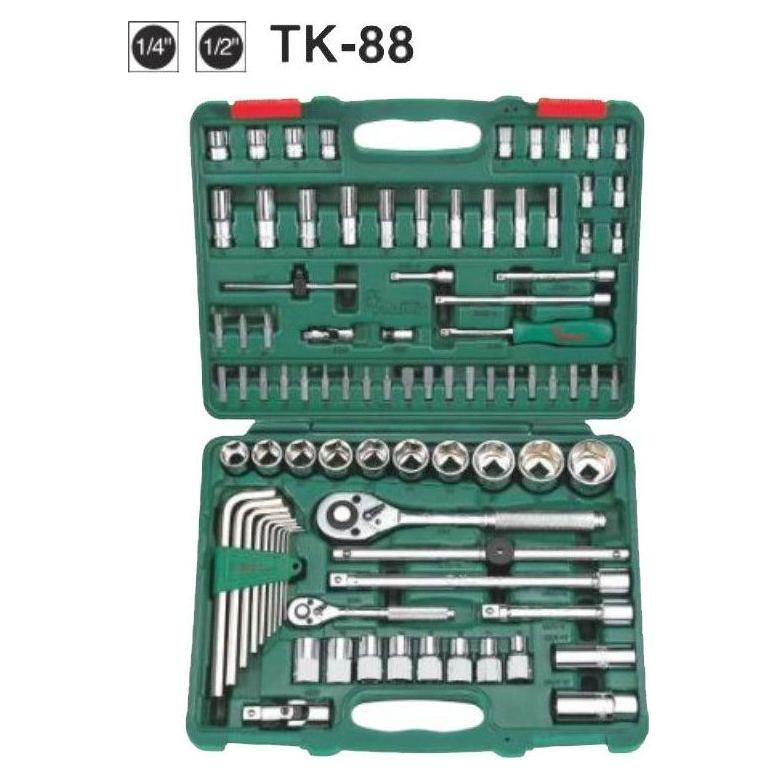 Hans TK-88 88pcs Socket Wrench and Hand Tools Set (1/4" & 1/" DR) | Hans by KHM Megatools Corp. Main image
