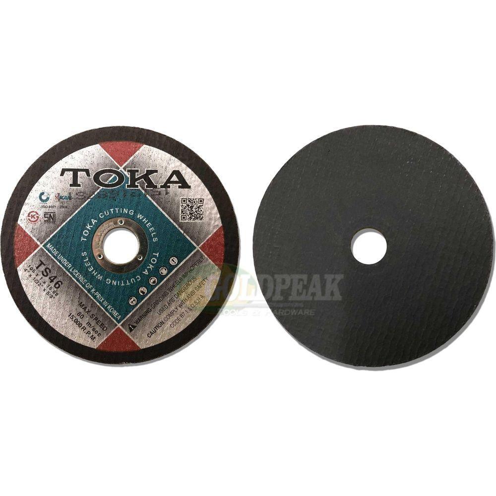 Toka TS46 Stainless Cut Off Wheel 4" (Super Thin) - Goldpeak Tools PH Toka