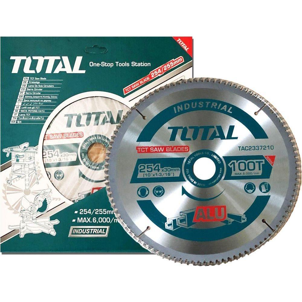 Total TAC2337210 Circular Saw Blade 10" for Aluminum - Goldpeak Tools PH Total