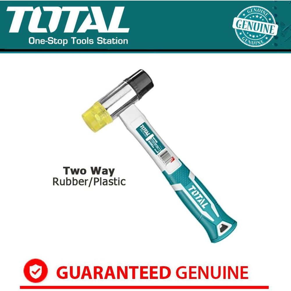 Total THT77406 Two Way Rubber Mallet / Plastic Hammer | Total by KHM Megatools Corp.
