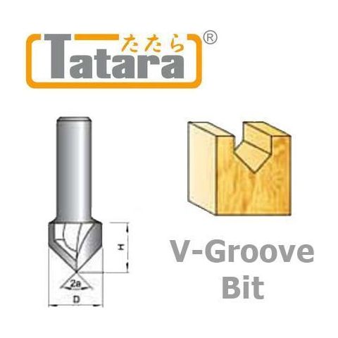 Tatara V-Groove Router Bit - Goldpeak Tools PH Tatara