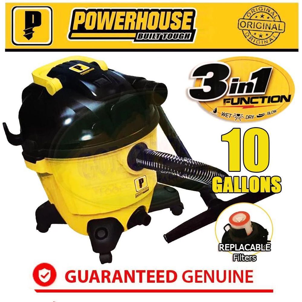 Powerhouse PH09-10 GAL Wet & Dry Vacuum Cleaner - Goldpeak Tools PH Powerhouse