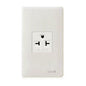Omni WEA-401 Aircon Tandem Outlet With Plate 20A 250V (Flush Type) | Omni by KHM Megatools Corp.