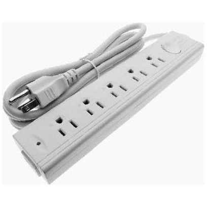 Omni WEM-050-PK Extension Cord Set with Magnet & Switch 5-Gang 2500W 15A 125V | Omni by KHM Megatools Corp.