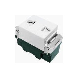 Omni WEU-202 Universal Outlet with Shutter 10A 250V (Flush Type) | Omni by KHM Megatools Corp.