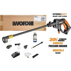 Worx WG629E.4 20V HydroShot Cordless Portable Pressure Washer Kit | Worx by KHM Megatools Corp.