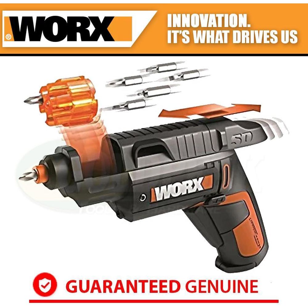 Worx WX255 4V Slide Cordless Screwdriver - Goldpeak Tools PH Worx
