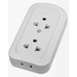 Omni WSG-002 Surface Convenience Outlet with Ground 2-Gang 10A 250V | Omni by KHM Megatools Corp.