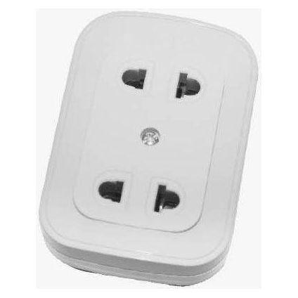 Omni WSO-002 Surface 2-Gang Convenience Outlet 10A 250V | Omni by KHM Megatools Corp.