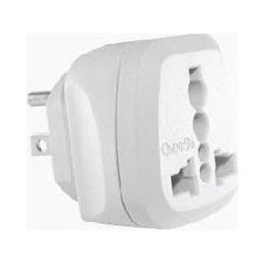 Omni WUA-003 Universal Adapter with Ground 15A 125V | Omni by KHM Megatools Corp.