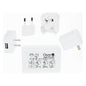 Omni WUA-005-PK Universal Travel Adapter with USB Outlet 3A 250V | Omni by KHM Megatools Corp.
