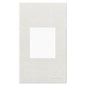 Omni WWP-111 1-Gang Plate for Universal Outlet with Ground & Aircon Tandem Outlet (Wide Series) | Omni by KHM Megatools Corp.