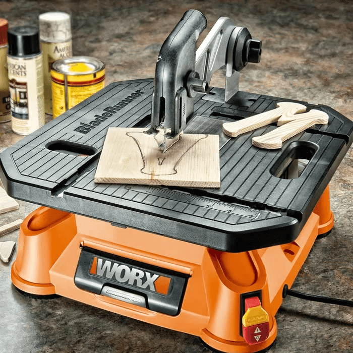 Worx WX572 Bladerunner Bench Top Jigsaw Table Saw