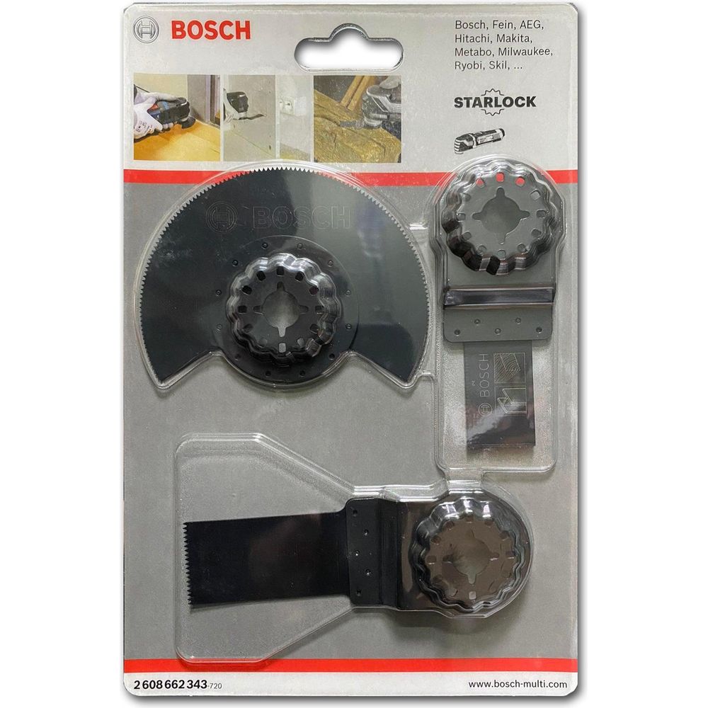 Bosch Starlock Tile Accessory Kit Set for Oscillating Tools (3pcs) - KHM Megatools Corp.