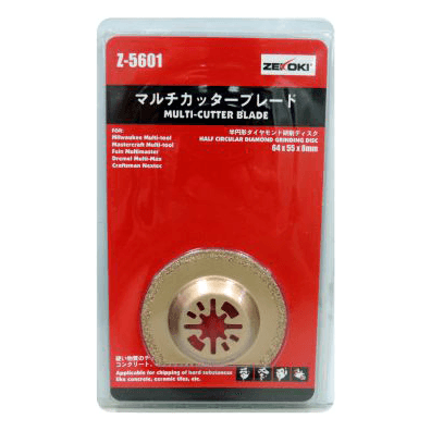 Zekoki Z-5601 Half Circular Diamond Grinding Disc (For Oscillating Tool) - Goldpeak Tools PH Zekoki