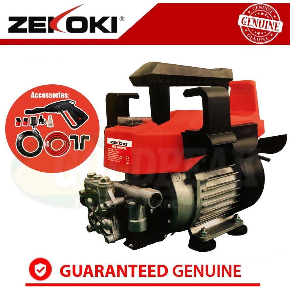 Zekoki ZKK-1600PW Portable High Pressure Washer - Goldpeak Tools PH Zekoki
