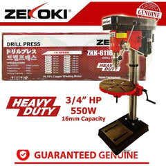 Zekoki ZKK-6116DP Drill Press 550W(3/4HP) - KHM Megatools Corp.