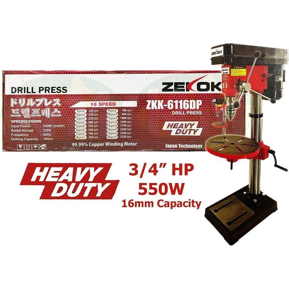 Zekoki ZKK-6116DP Drill Press 550W(3/4HP)