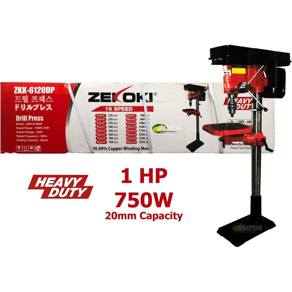 Zekoki ZKK-6120DP Drll Press - Goldpeak Tools PH Zekoki